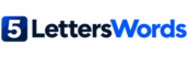 Five Letters Words Logo